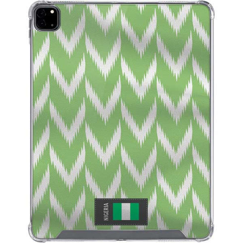 Nigeria Soccer Flag iPad Pro 12.9in (2020) Clear Case
